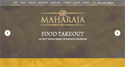 Desktop Screenshot of maharajacatering.com