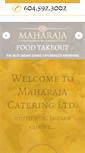 Mobile Screenshot of maharajacatering.com