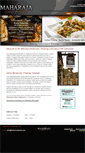 Mobile Screenshot of maharajacatering.net